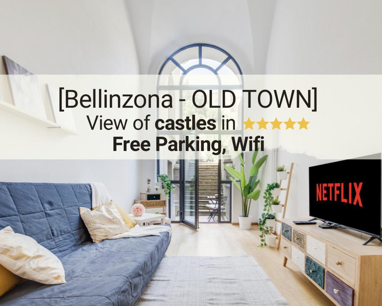 Bellinzona-Centro Storico Vista Castelli A ☆☆☆☆☆アパートメント エクステリア 写真
